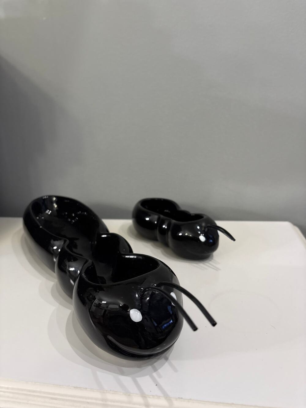 Black Ant Ceramic Planter: Boston Warehouse